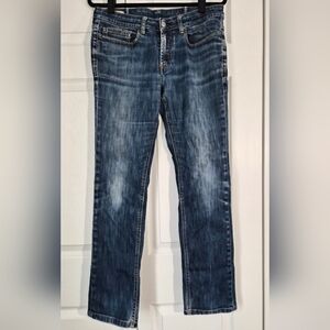 Façonnable French Tailored Straight Leg Jeans 30R Blue
